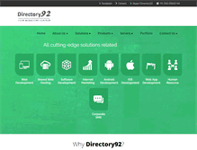 Tablet Screenshot of directory92.com
